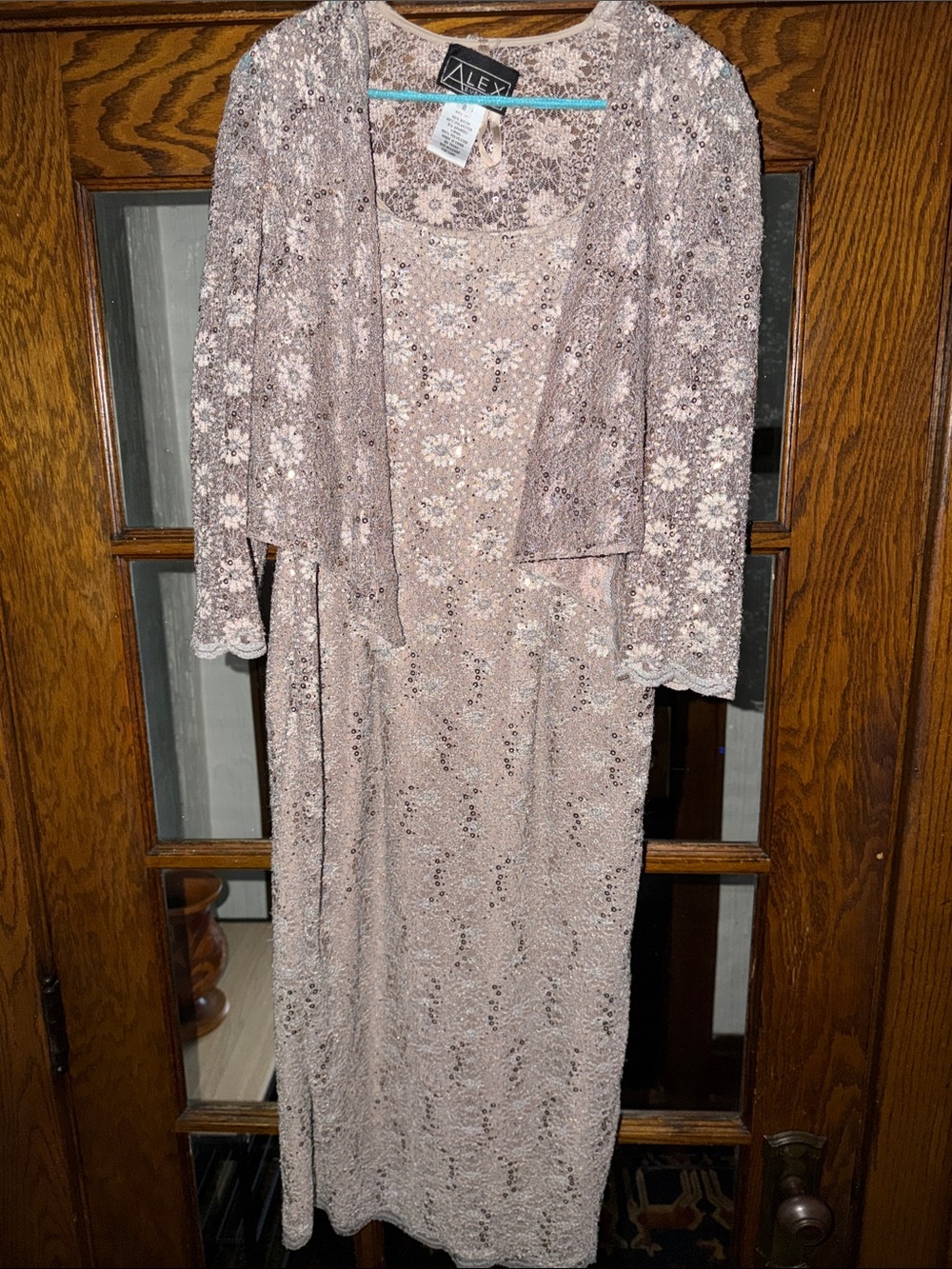 Women’s size 8 crochet dress with coverup